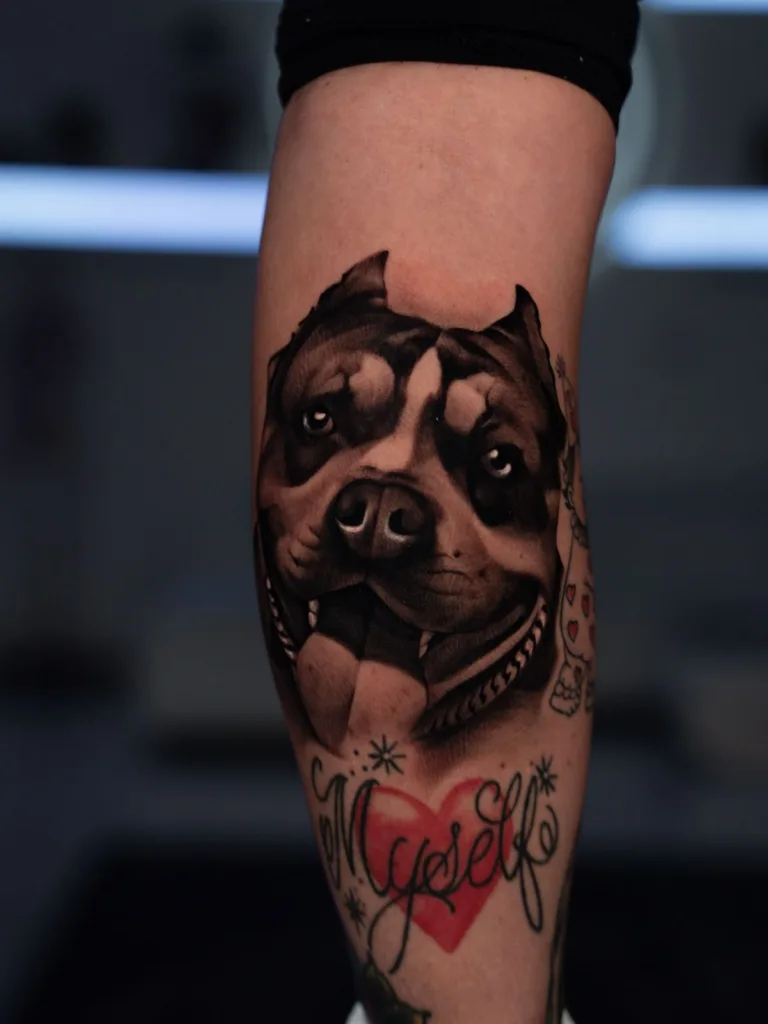 Black and grey tattoo by Robert Pho